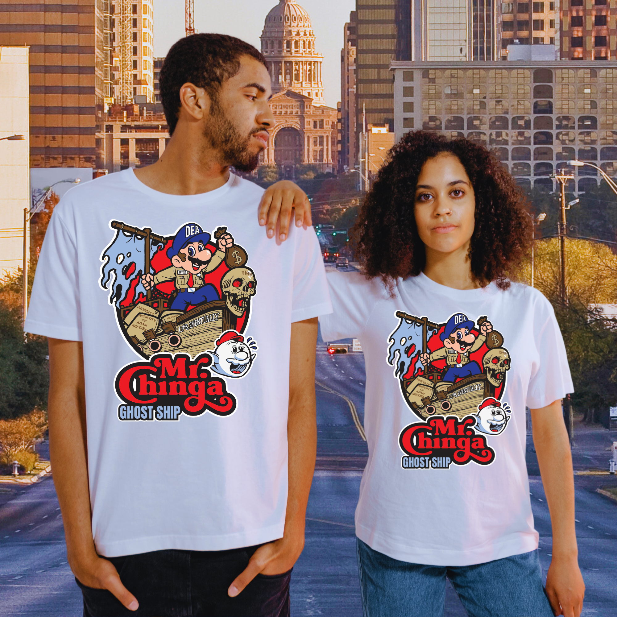 Mr. Chinga "Ghost Ship" T-Shirt