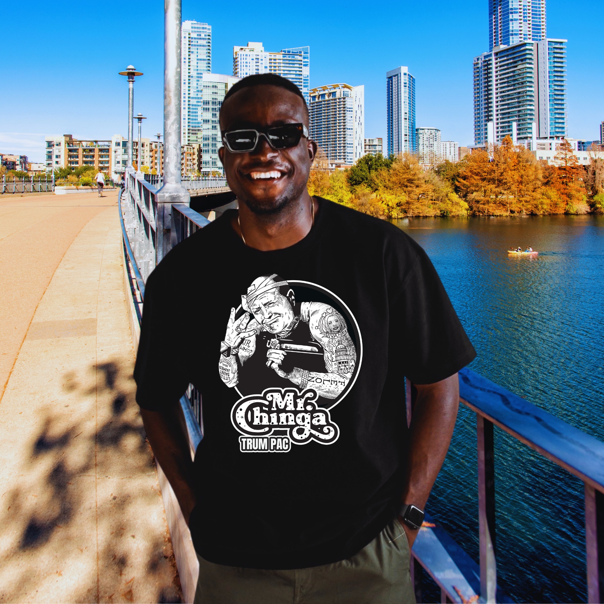 Mr. Chinga “Trum PAC” Graphic T-Shirt