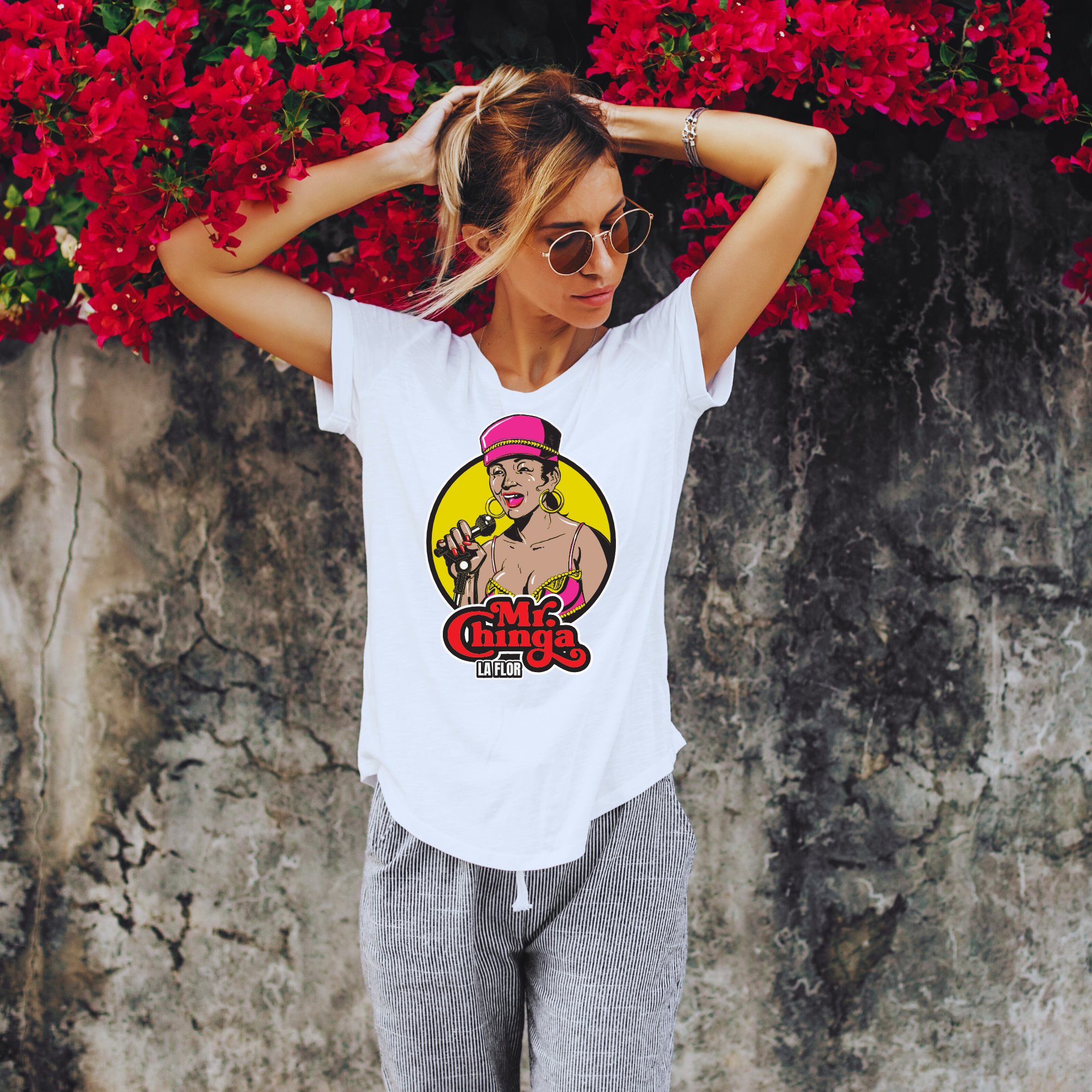 Mr. Chinga “La Flor” Graphic T-Shirt