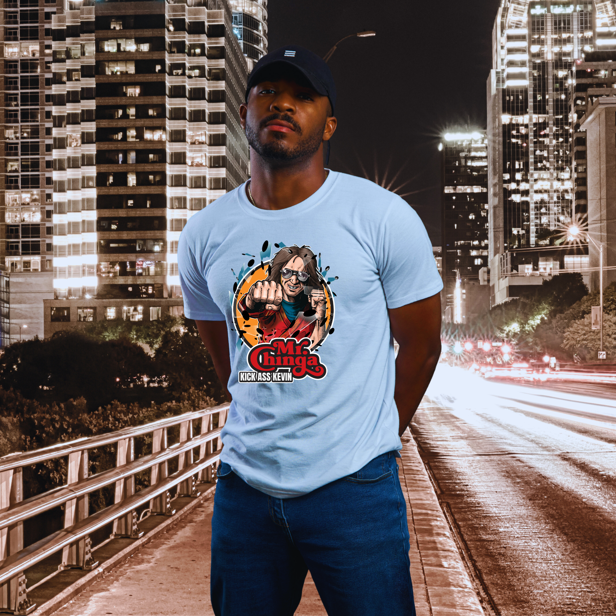 Mr. Chinga “Kick Ass Kevin” Graphic T-Shirt