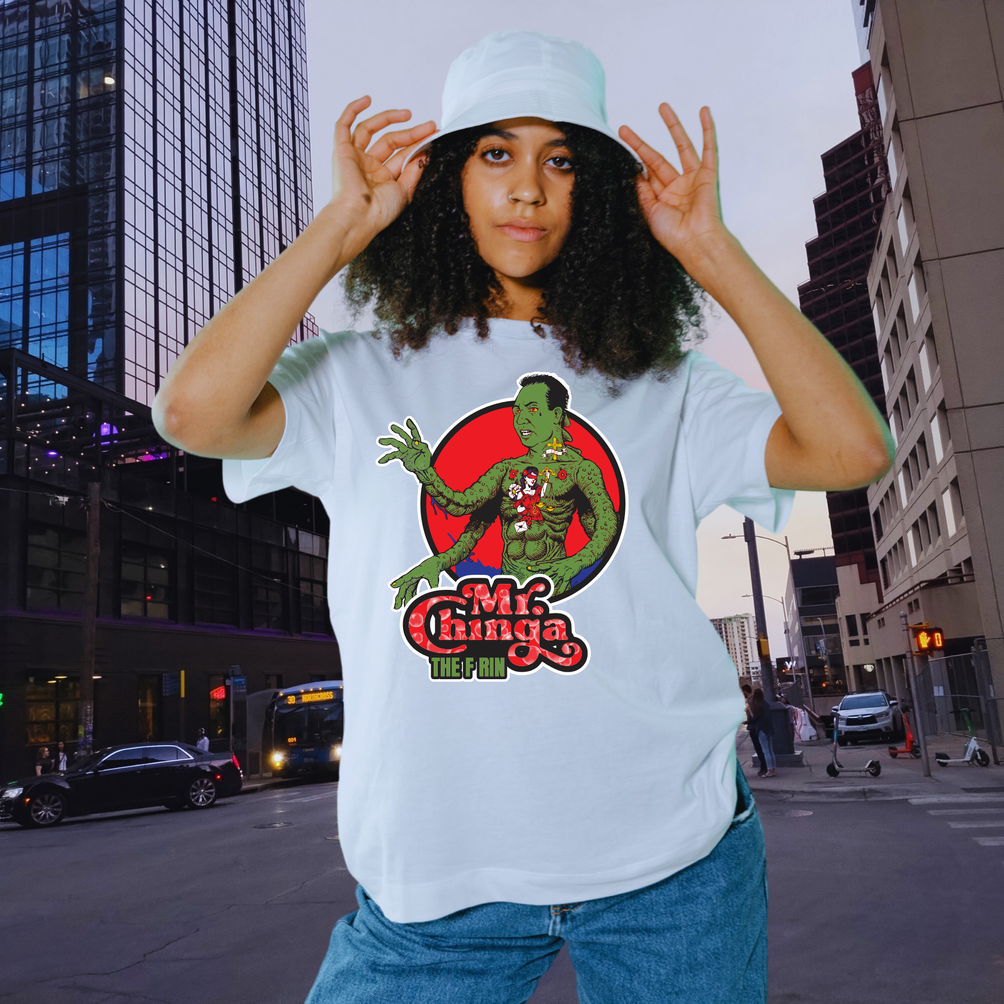 Mr. Chinga “The F Rin” Graphic T-Shirt
