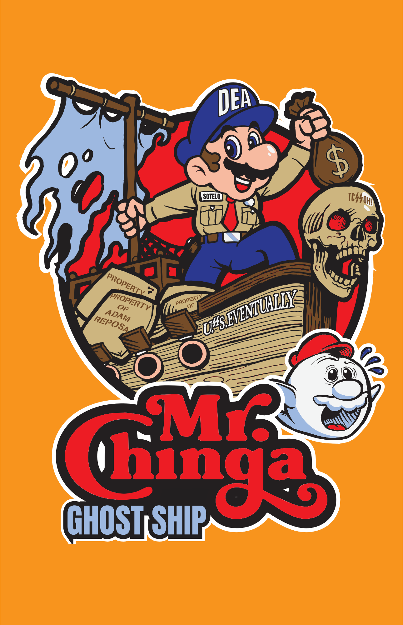 Mr. Chinga “Ghost Ship” Poster